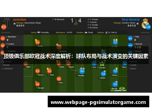 顶级俱乐部欧冠战术深度解析：球队布局与战术演变的关键因素