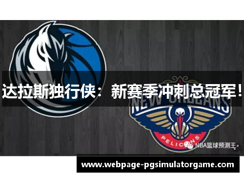 达拉斯独行侠：新赛季冲刺总冠军！